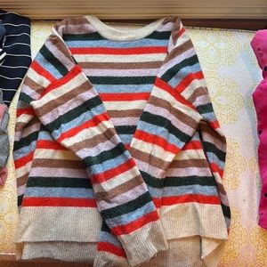 Madewell colorful sweater